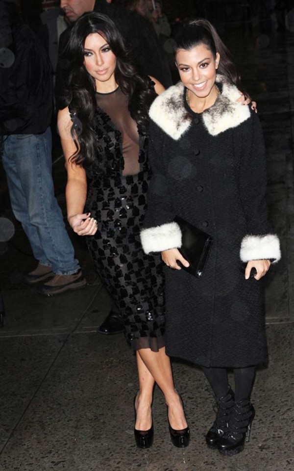 Kim Kardashian see through cleavage