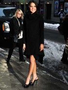 Olivia Munn backstage Letterman