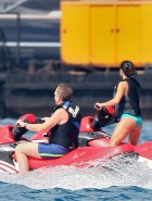 Salma Hayek bikini jet ski
