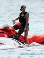 Salma Hayek bikini jet ski