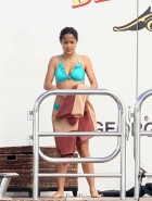 Salma Hayek bikini jet ski