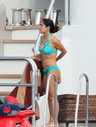 Salma Hayek bikini jet ski