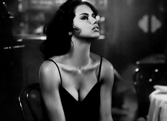 Adriana Lima Vogue cleavage