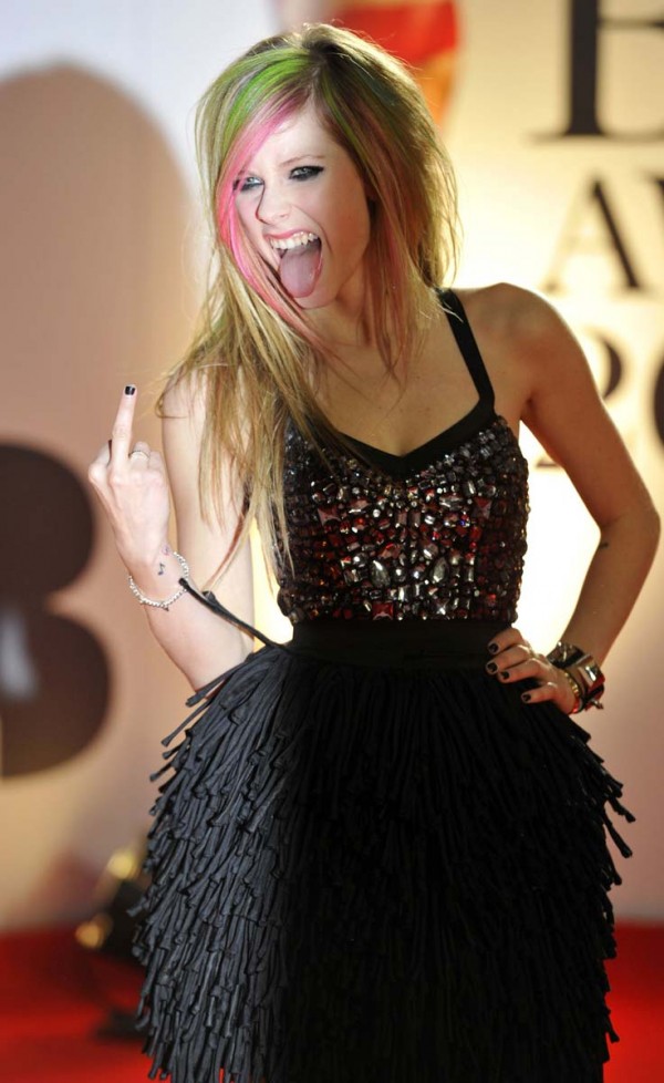 Avril Lavigne brit awards