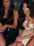 Kim Kardashian hot cleavage