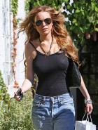 Lindsay Lohan see through