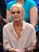 Lindsay Lohan cleavage