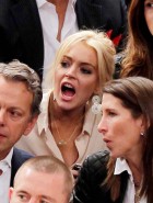 Lindsay Lohan cleavage