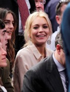 Lindsay Lohan cleavage