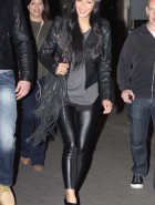 Nicole Scherzinger hot in leather