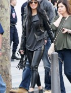 Nicole Scherzinger hot in leather