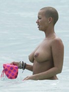 Amber Rose topless