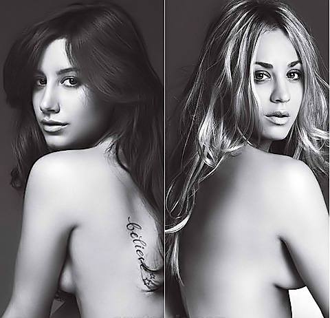 Kaley Cuoco and Ashley Tisdale allure Kaley Cuoco and Ashley Tisdale allure