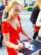 Hayden Panettiere hot red