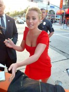 Hayden Panettiere hot red