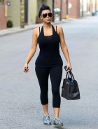 Kim Kardashian hot in leggings