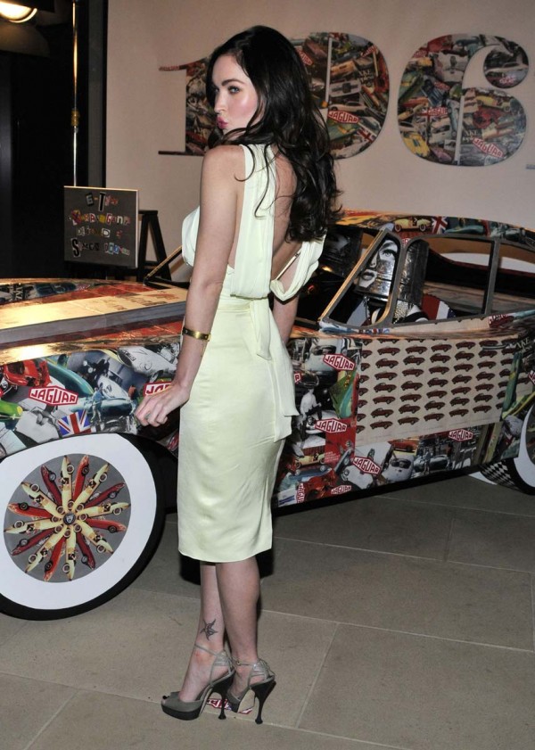 Megan Fox jaguar anniversary party Megan Fox jaguar anniversary party