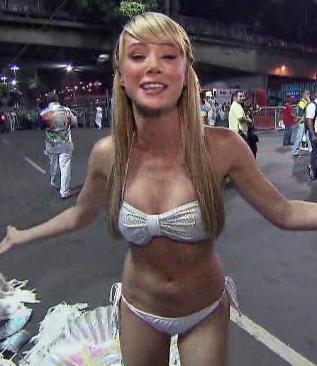 Sara Jean Underwood bikini at the carnival