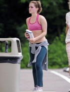 Emma Watson sports bra