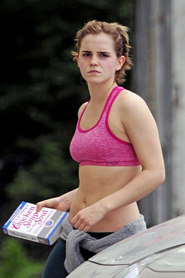 Emma Watson sports bra Emma Watson sports bra