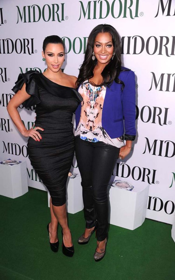 Kim Kardashian midori melon liqueur trunk show Kim Kardashian midori melon liqueur trunk show