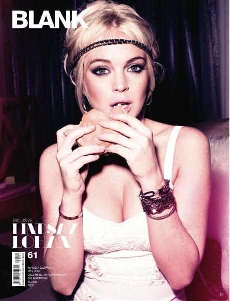 Lindsay Lohan blank magazine Lindsay Lohan blank magazine