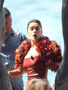 Salma Hayek cleavage and pokies