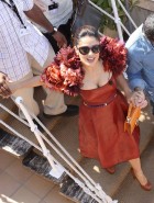 Salma Hayek cleavage and pokies