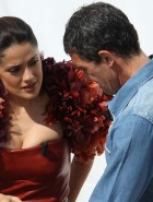Salma Hayek cleavage and pokies
