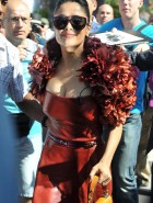 Salma Hayek cleavage and pokies