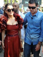 Salma Hayek cleavage and pokies