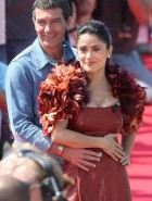 Salma Hayek cleavage and pokies