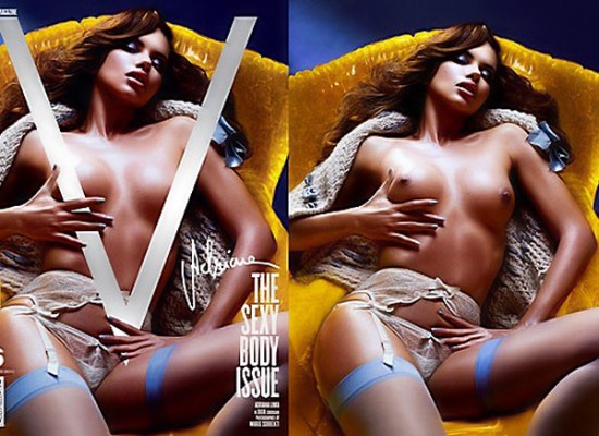 Do you remember this Adriana Lima topless picture from V magazine