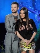 Mila Kunis and Justin Timberlake MTV movie awards