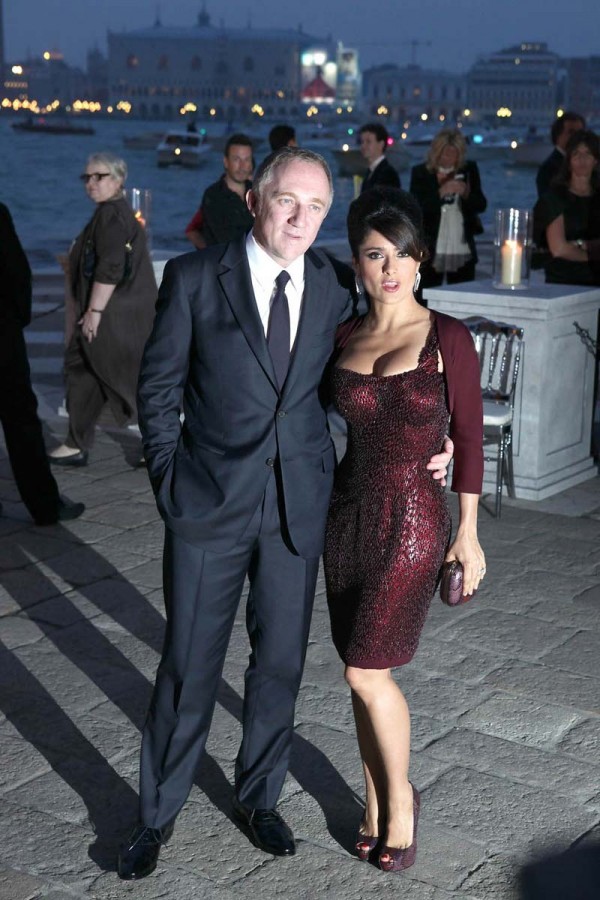 Salma Hayek cleavage venice Salma Hayek cleavage venice