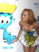 Katy Perry smurfs premiere