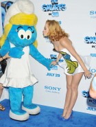 Katy Perry smurfs premiere