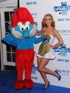 Katy Perry smurfs premiere
