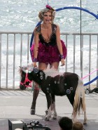 AnnaLynne McCord hot on the set
