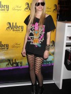 Avril Lavigne stockings
