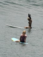 Lady Gaga bikini surfing