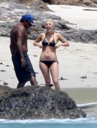 Lady Gaga bikini surfing