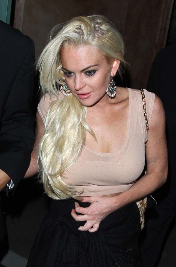 Lindsay Lohan sober