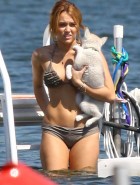 Miley Cyrus bikini orchard lake