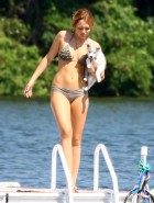 Miley Cyrus bikini orchard lake
