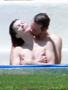 Milla Jovovich topless bikini