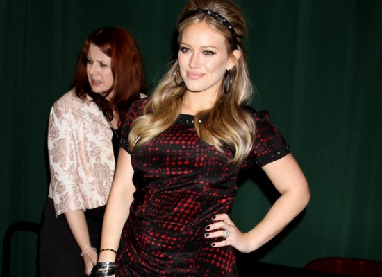 Hilary Duff book signing