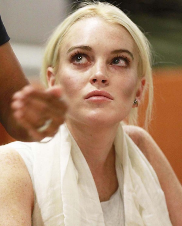 Lindsay Lohan handcuffed Lindsay Lohan handcuffed