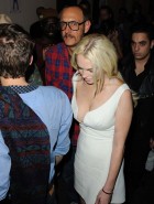 Lindsay Lohan upskirt cleavage