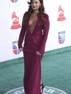 Demi Lovato braless cleavage